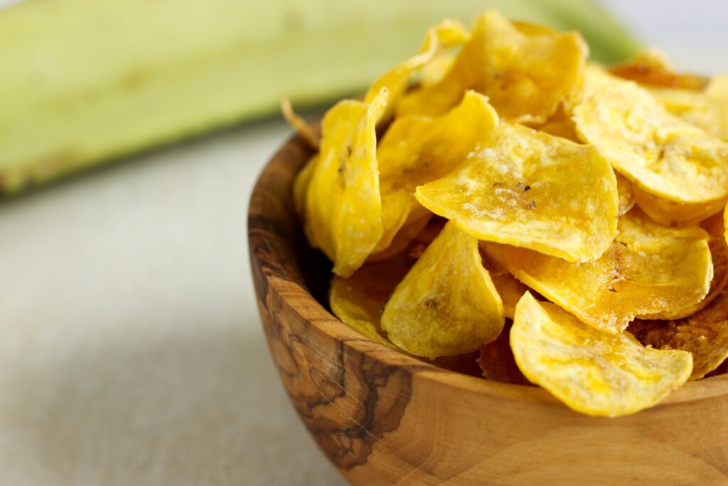 Plantainové chipsy (Paleo, Vegan)