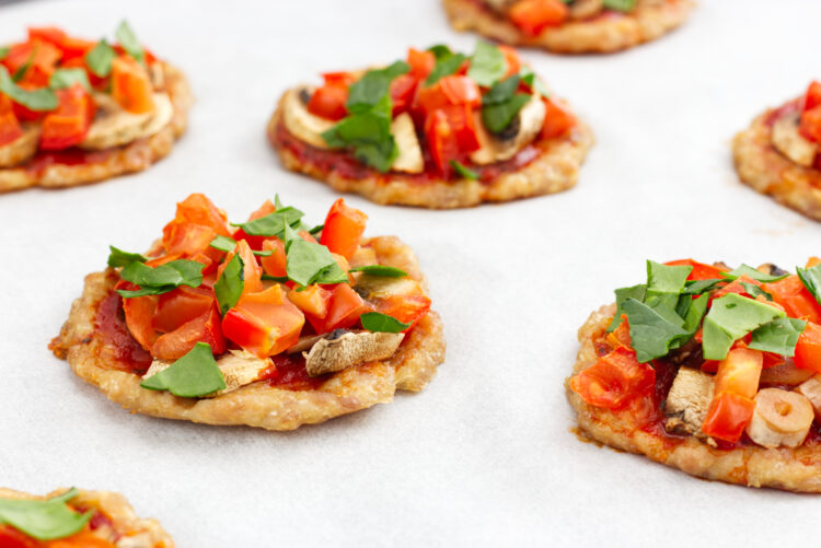 Kuřecí minipizzy (Paleo, Lowcarb, Keto, GAPS)