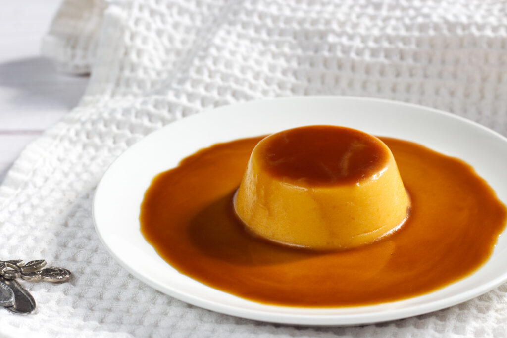 Dýňový flan s karamelem (AIP, paleo, bez lepku, bez laktózy, bez vajec)