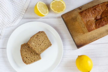 Citrónový chlebíček (bez lepku, paleo, AIP, vegan)