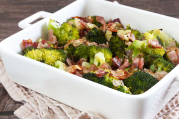 Pečená brokolice se slaninou (PALEO, AIP, LOW CARB, KETO, WHOLE30, GAPS)