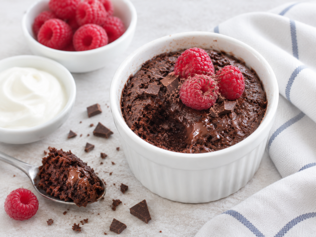 Brownie mug cake